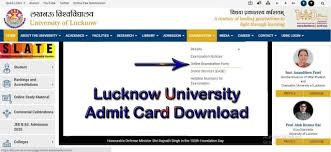 Lucknow University 2021 Admit Card