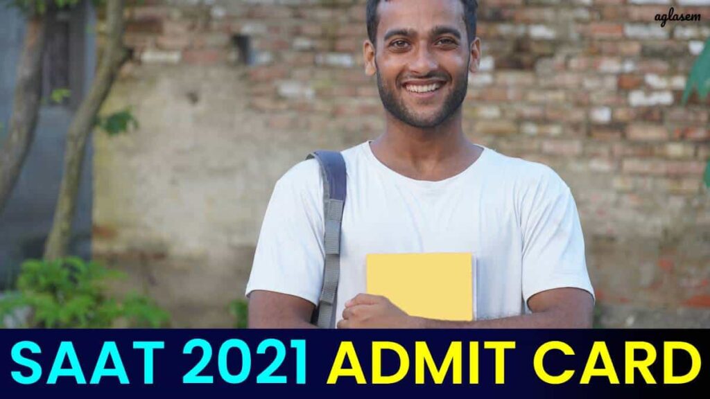 SAAT 2021 Admit Card