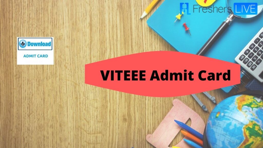 VITEEE 2021 Exam Admit Card