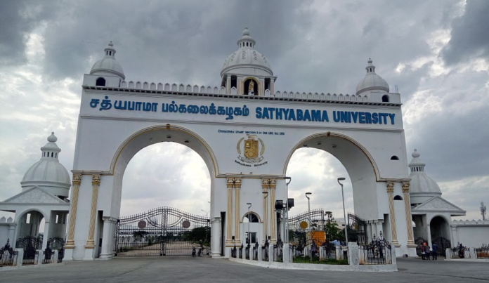 SATHYABAMA INSTITUTE OF SCIENCE AND TECHNOLOGY,CHENNAI
